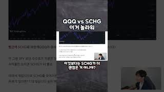 QQQ vs SCHG 이거 놀라워 QQQ SCHG 미국주식 게만아 [upl. by Ghiselin37]