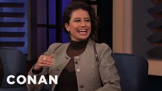 Ilana Glazer Grew Up Watching Conan On quotLate Nightquot  CONAN on TBS [upl. by Nellek]