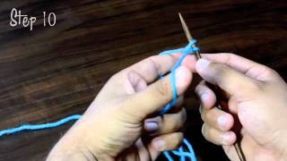 How to Knit The 1x1 Rib Cast On [upl. by Enomas]