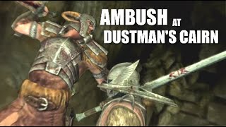 The Companions Part 2 Ambush at Dustmans Cairn  Skyrim Lore [upl. by Atteyram]