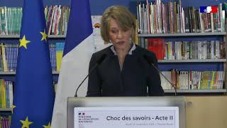 Choc des savoirs acte II  conférence de presse [upl. by Orabla]