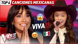 Música MEXICANA en La Voz Kids [upl. by Haland]