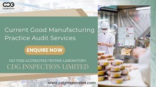 CGMP Audit Services by CDG Inspection Limited  ISO 17025 Accredited Testing Laboratory  9643077962 [upl. by Enyalaj]