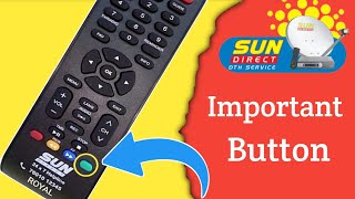 Sun direct remote control  how to use this button in sun direct remote [upl. by Huggins]