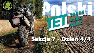 TET Polska  Sekcja 7  Październik 2024  Solo Trip  Dzień 44 tet trip offroad [upl. by Enirehtakyram]