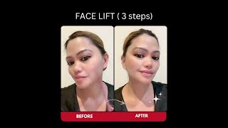 FACE LIFT 3 STEPS MAKE UP [upl. by Llevad]