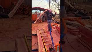 How thin can you mill with the pm14 chainsaw mill Take a look Ms660 clone stihl [upl. by Tnilc]