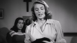 Stromboli 1949 Ingrid Bergman English Refugee camp scene [upl. by Laurinda952]