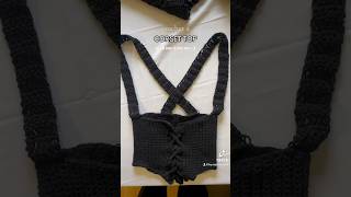 crochet corset top✨crochet crochetclothing fashion [upl. by Melnick401]