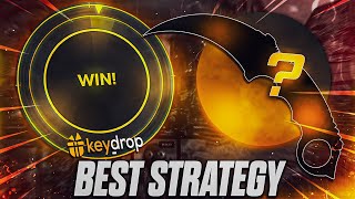 I GOT KARAMBIT WITH THE BEST STRATEGY IN UPGRADE MODE  Keydrop Case Opening [upl. by Donohue167]