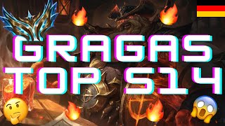 🔥 Gragas TOPLANE Guide german S14 CHALLENGER ELO Gameplay Analyse Vs Camille Top Diff GG 2024 LoL 🔥 [upl. by Naibaf]