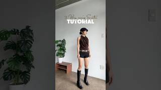 Tuttoria 3 ways wear sweater fashion ootd styling tips outfitideas trendingshorts [upl. by Abroms]