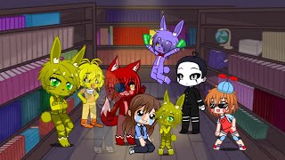 Gacha Cafe Ersalin Fnaf 3 quotPhantom Foxy play his smallest violinquot [upl. by Gaultiero393]