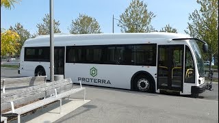 Proterra Catalyst Electric Bus 40 ft Display and Demonstration Ride at TD PlaceLansdowne Park [upl. by Tamberg]