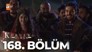 kurulus Osman 🔥 season 6 ❤️ 168 BOLUM 😱 Orhan 💞 Holofira wedding full wedding scene [upl. by Ycinuq]