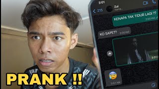 AKU MENYAMAR JADI ORANG LAIN CHAT KAWAN AKU  DIA TAKUT [upl. by Koppel]