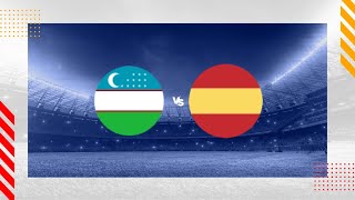 UZBEQUISTÃO X ESPANHA AO VIVO COM NARRAÇÃO FUTEBOL MASCULINO OLÍMPICO AO VIVOJOGOS OLÍMPICOS 2024 [upl. by Euell902]