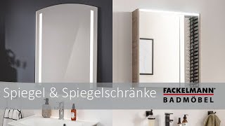 Fackelmann Badmöbel  Spiegel amp Spiegelschränke [upl. by Eiznek430]