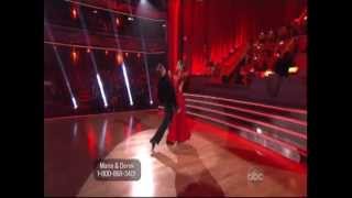 Derek Hough amp Maria Menounos 1st perfect 10s of the season on DWTS 43012mpg [upl. by Llemhar]