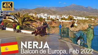 4K Walking Tour of Nerja Costa del Sol  Balcon de Europa [upl. by Markowitz]