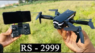 Best Drones with Dual Camera F190 Drone  Foldable RC Drone Altitude Hold Headless Mode [upl. by Arhsub]