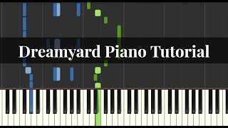 Pokemon OST  Dreamyard Piano Tutorial [upl. by Nodnart]