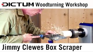 Jimmy Clewes Box Scraper  tool tutorial  DICTUM Woodturning Workshop [upl. by Linker]