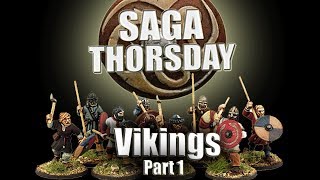 SAGA THORSDAY 7  Vikings Battle Board and Tactics  Part 1 [upl. by Ottavia]