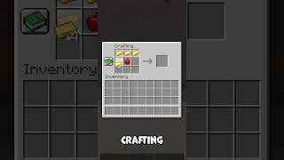 How to craft a GOLDEN APPLE in Minecraft Tutorial minecrafttutorial minecraft [upl. by Philina]