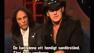 Dio Lemmy Joey DeMaio Interview Monsters of the Millenium Tour [upl. by Nahtan436]