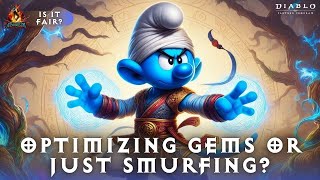 Diablo Immortal  Optimizing Gems Or Just Smurfing Is It Fair [upl. by Aihselef]