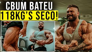 INSANO CBUM BATE 118KGs SECO e AVISA que NÃO VAI PRA BRINCAR NO PRAGUE PRO [upl. by Niffirg835]