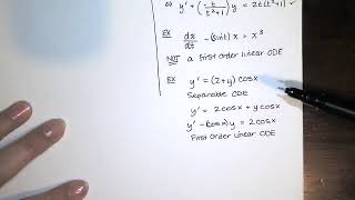 8 First Order Linear Ordinary Differential Equations ODEs with one example [upl. by Hsevahb]