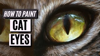 How to Paint YELLOW CAT EYES Easily [upl. by Egor500]