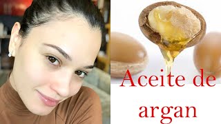 💦💦 ACEITE DE ARGAN EN MI ROSTRO TODOS LOS DIAS RESULTADOS REALES💦💦💦 [upl. by Oivlis]