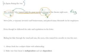 19  Fragments SAT Grammar Bootcamp [upl. by Mallen]