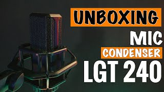 Unboxing Mic condenser TAFFSTUDIO LGT 240 [upl. by Lerual158]