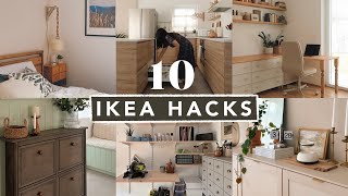 TOP 10 IKEA HACKS  easy functional amp aesthetic full tutorials [upl. by Nate431]