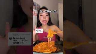 Cheesy lasagna sheets mukbang [upl. by Yntrok]