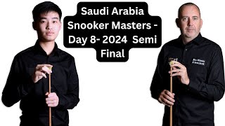 Mark J Williams vs Si Jiahui  Saudi Arabia Snooker Masters  Semi Final  2024 [upl. by Sanson]