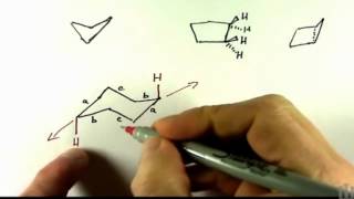 Lecture Problem Drawing chair conformations [upl. by Yasmeen]