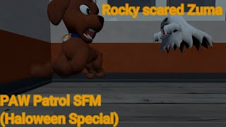 SFM PAW Patrol Haloween Special  Rocky scare Zuma [upl. by Kohl486]