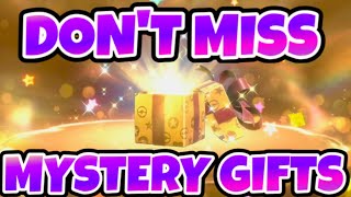 Dont Miss These EXPIRING Pokemon Scarlet amp Violet Mystery Gifts [upl. by Ricky]