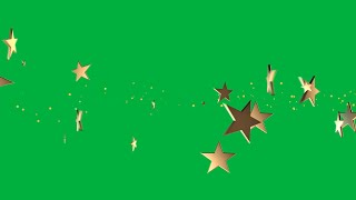 Gold Star Transition Green Screen l Gold Star Transition l Award Show Transition Green Screen l Full [upl. by Ettedanreb351]