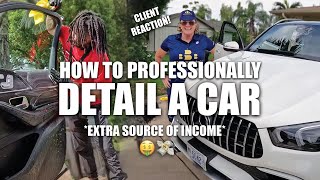 HOW TO PROFESSIONALLY DETAIL A CAR amp MAKE GOOD MONEY [upl. by Cash]