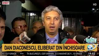 Dan Diaconescu a ieșit din închisoare Primele imagini [upl. by Leif]