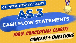 AS 3 in ENGLISH  Cash Flow Statements  PART 2 QUESTIONS  CA Inter New Syllabus [upl. by Zaremski375]