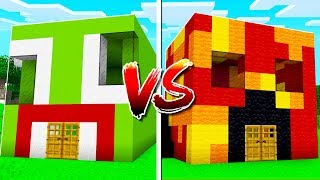 UNSPEAKABLE HOUSE vs PRESTON HOUSE IN MINECRAFT [upl. by Iinden400]