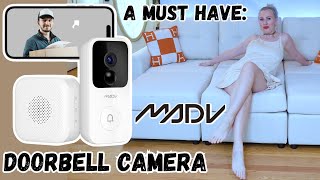 MADV Security Doorbell Camera The MustHave for Ultimate Home Security [upl. by Palla]