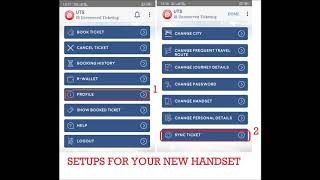 How to change uts ticket to new handset [upl. by Recha]